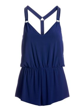 MAGICSUIT "GABBY" SWIM ROMPER-Blue Dot